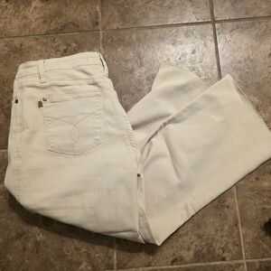 Judy Blue Beige High Waist Capri